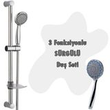 3 Fonksiyonlu Sürgülü Duş Seti 5 Parça Özel Set FRTKGTepo3199