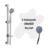 3 Fonksiyonlu Sürgülü Duş Seti 5 Parça Özel Set ( Lisinya ) - Standart