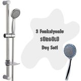 3 Fonksiyonlu SÜRGÜLÜ Duş SETİ 5 PARÇA ÖZEL SET