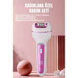 3 In 1 Elektrikli Epilatör Tıraş Makinesi Bacak Koltukaltı Epilasyon Cihazı Ayak Taşlama