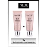 3 In 1 Healthy Skin Tinted Moisturizer 50 Spf Krem x 2 Adet Makyaj Seti