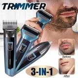 3 In 1 Saç Sakal Kesme Burun Tıraş Makinesi Seti (5047)