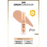 3 In 1 Serum Concealer Spf 50 Nemlendirici Göz Altı Kapatıcısı - 10 Medium - 9