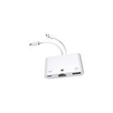 3 In1 Şarj Adaptörü Lightning Type-C Girişini Kamera Fotoğraf Makinesi Lan Ethernet Girişine Çevirici Dönüştürücü Tip-C Girişli Iphone ile Uyumlu ZR814 - 0 - Siyah - Option-1