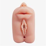 3 İşlevli 3D Realistik Suni Oral Vajinal Anal Mastürbatör - BDM9195