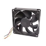3 Kablolu Pwm Kasa Fanı 92x92x25 Mm 12v Dc Soğutucu Sessiz Fan