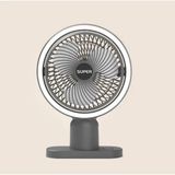 3 Kademeli Masaüstü Vantilatör Şarjlı Soğutucu Usb Fan Siyah
