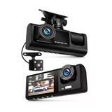 3 Kameralı Fullhd Araç Kamerası, Hareket Sensörü İle