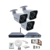 3 Kameralı Güvenlik Seti - 5Mp Sony Seculens, 1080P Full Hd Ahd, 8 Ultra Warm Led, Gece Renkli Görüş, 5Mp Dvr + Wifi Adaptörü, V1