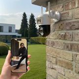 3 Kameralı Kablolu Akıllı Güvenlik Kamerası – 360° Ptz Hareketli, Çift Antenli, Wifi Ip, Gece Görüşlü Dış Mekan Kamera Go53/1395