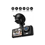3 Kameralı LCD Ekran Araç Kamerası Fullhd Geniş Açı Ön + Arka + Araç Içi Kamera Hareket Sensörü C309 - 0 - 3 Yaş - 0 - Siyah