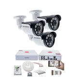 3 Kameralı Set - 5Mp Sony Seculensli, 1080P Ahd, 8 Warm Led, Colorvu Gece Renkli Görüş, Full Hd