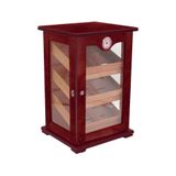 3 Katlı Camlı Humidor Puro Kutusu Kabinet ra59kr
