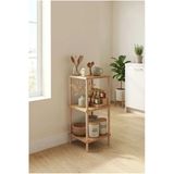 3 Katlı Çok Amaçlı Sehpa Raflı Dekoratif Modern Organizer Stand Ünitesi Atlantik Çam&Atlas Çam