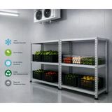 3 Katlı Duble Paslanmaz Krom Raf Inox Soğuk Oda Rafı Buzhane Rafı Mutfak Banyo Islak Zemin Rafı Akvaryum Rafı 43X75 Cm 100 Cm 1.00 Mm