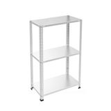 3 Katlı Galvaniz Çelik Raf - Depo, Arşiv, Kiler, Dosya, Market Rafı 43X60 Cm 50 Cm 1.50 Mm