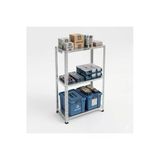 3 Katlı Galvaniz Çelik Raf - Depo, Arşiv, Kiler, Dosya, Market Rafı, Mutfak, Ofis 31X60x50 Cm