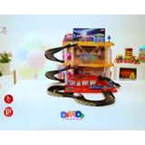 3 Katlı Garaj Oyun Seti Otopark Seti Araba Pisti Set Hotwheels Setler Eğlenceli Yarış Park Istasyonu