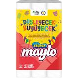 3 Katlı Maylo Kağıt Havlu 12'li Rulo Sayısı ile Mutfak ve Temizlik İçin Yüksek Emicilik