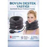 3 Katlı Şişirilebilir Boyun Destek Yastığı Ayarlanabilir Boyun Traksiyon Yastığı