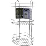 3 Katlı - Üçgen Krom Metal Banyo Köşelik - Duşkabin Raf (5224) - 1