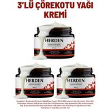 3 Kavanoz Herden Çörekotu Yağı Kremi 3 x 100 Mg Kantaron,keten Tohumu,kudretnarı,aynısefa Yağı ve Gliserin Içeren Krem - 3 Kavanoz 3 x 100 mg