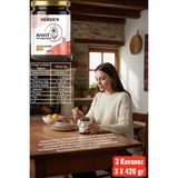 3 Kavanoz Herden Sultan Macunu Dulavrat Otu,hayıt Tohumu,civanperçemi,glukozamin Tuzu Içeren 420GR Takviye Edici Gıda Macunu