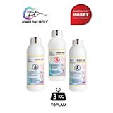 3 Kg Hobi Epoxy/ Şeffaf Epoksi Reçine Ince Döküm Power Time Epoxy