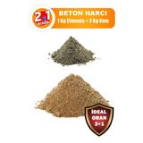 3 Kg Kum + 1 Kg Çimento / İnşaat Tadilat Tamir Harcı Ve Beton İçin En Iyi Oran