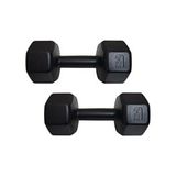 3 kg x 2 Adet 6 kg Dambıl Seti Dumbell Set Dumbell 2x3 kg Ağırlık Seti - 2 x 5 kg - Siyah