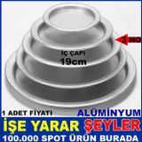 3 KİŞİLİK 19cm ALÜMİNYUM TABAK KÜNEFE TEPSİSİ