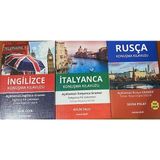 3- Kitap Birden Ingilizce -Italyanca -Rusça Konuşma Kılavuzu