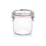 3 Klipsli Cam Kavanoz 425 ml (4 Adet)