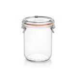 3 Klipsli Cam Kavanoz 580 ml (2 Adet)