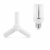 3 Kollu Katlanabilir LED Tavan Ampulü E27 Duy Uyumlu Yüksek Parlaklık Enerji Tasarruflu Modern Tavan Aydınlatma Armatürü Ev Ofis Yatak Odası Salon İçin