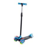 3 Led Işıklı 3 Tekerlekli Yüksek Ayarlı Turuncu Scooter +3 Yaş 3+ Yaş Mavi