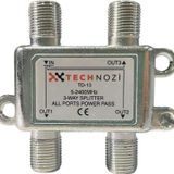 3 Li Uydu Splitter Kablo Tv Rg6 Anten Çoklayıcı Dağıtıcı