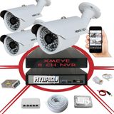 3' lü 5 MP 1940P Sensör 6 Megapiksel Sony Lens Metal Kasa IP Güvenlik Kamerası Seti_BS 748IP