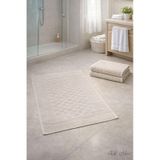 3 Lü Banyo Ayak Havlusu Seti %100 Pamuk Damatouch Bej