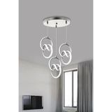 3 Lü İmza Led Sarkıt Avize Modern Tasarım Led Avize Renkli