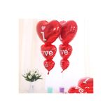 3 LÜ KALP I LOVE YOU KIRMIZI FOLYO BALON