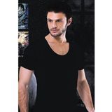 3 lü Paket Hmd Erkek Derin Bisiklet Yaka Kısa Kollu Lycralı Siyah T-shirt EDY714-715S
