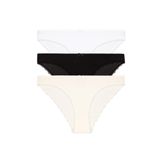 3 lü Paket Şahin Bayan Kenar Dantelli Likralı Bikini Külot 30622