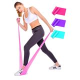 3 Lu Pilates Band Pilates Bandi Pilates Lastigi 120 X 7,5 Cm Egzersiz Direnc Lastigi