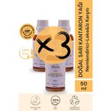 3 Lü Sarı Kantaron Yağı 50 Ml Cam Damlalıklı Set (organik Zeytin Yağlı)