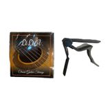 (3 Lü) Set Lilia Klasik Gitar Takım Tel + Metal Kapo + 3 Pena