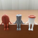 3 lü Sevimli Kahve Köşesi Biblo Seti 4 cm