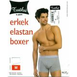 3 Lü Tutku Siyah Erkek Boxer - XL