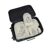 3 Lü Valiz Düzenleyici Bavul Içi Bez Torba Organizer Set Seyahat- Baskılı (Karışık)