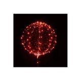 3 M Led Kırmızı Renkli Şeffaf Balon Çubuklu Set
